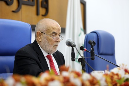 Members Palestinian Legislative Council Attend Special Editorial Stock