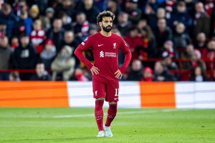 Liverpool Forward Mohamed Salah 11 During Editorial Stock Photo - Stock ...