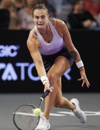 Aryna Sabalenka Belarus Hits Return Maria Editorial Stock Photo - Stock ...