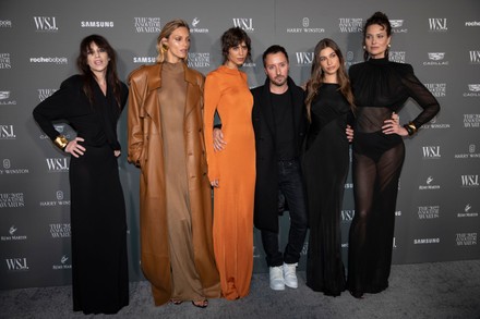 Charlotte Gainsbourg Anja Rubik Mica Arganaraz - Foto de stock de