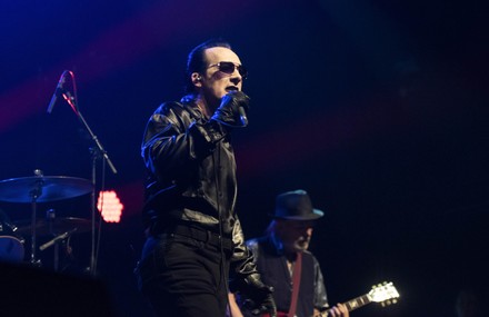 Damned Dave Vanian Brian James Punk Editorial Stock Photo - Stock Image