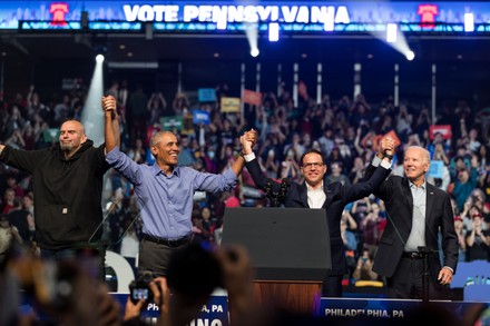 John Fetterman Barack Obama Josh Shapiro Editorial Stock Photo - Stock ...