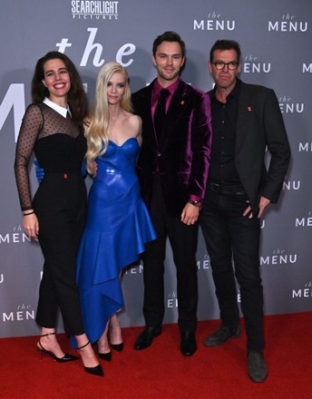 Anya Taylor-Joy and Nicholas Hoult Serve At 'The Menu' Premiere