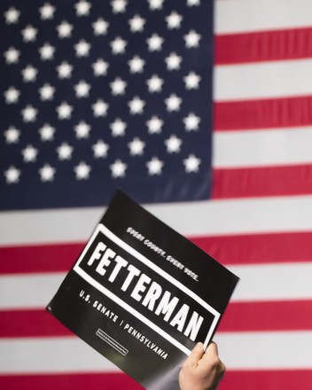 Supporters Democrat John Fetterman Celebrates His Editorial Stock Photo ...