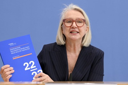 Ulrike Malmendier Press Conference Present 202223 Editorial Stock Photo 