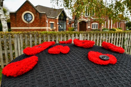 Poppy Post Box Topper Outside St Editorial Stock Photo - Stock Image ...