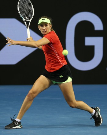 Elise Mertens Belgium Action Against Ajla Editorial Stock Photo - Stock ...