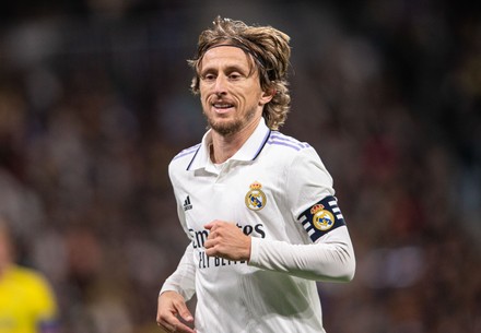 Luka Modric Madrid Stadium Santiago Bernabeu Editorial Stock Photo ...