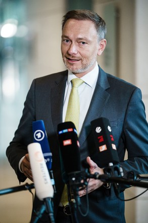 German Finance Minister Christian Lindner Speaks Editorial Stock Photo ...