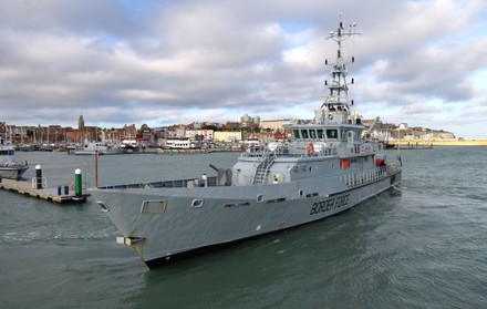 Border Force Cutters Sail Ramsgate Harbour Editorial Stock Photo ...