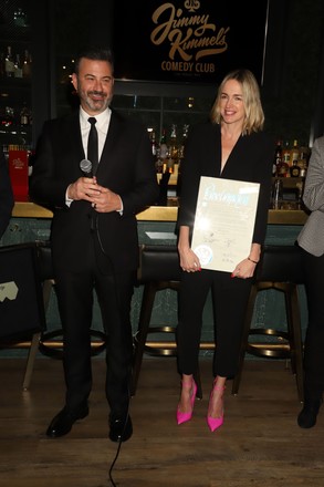 Jimmy Kimmel Molly Mcnearney Editorial Stock Photo - Stock Image