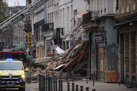 Building Has Collapsed Pierremauroy Street Lille Editorial Stock Photo ...
