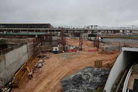 Construction Work Terminal2 Kempegowda International Airport Editorial construction-work-terminal2-kempegowda-international-airport-editorial