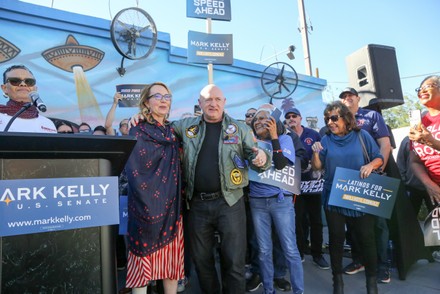 Senator Mark Kelly His Wife Congresswoman Editorial Stock Photo - Stock