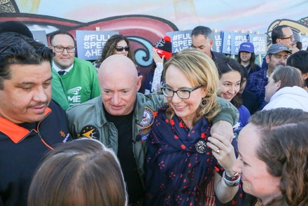 Senator Mark Kelly Greets His Supporters Editorial Stock Photo - Stock