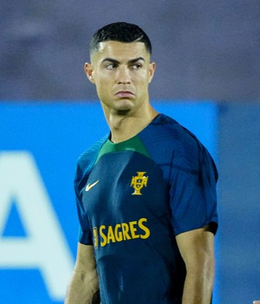 Cristiano Ronaldo Portugal During Training Editorial Stock Photo ...