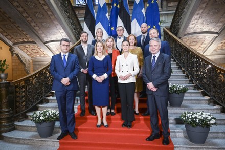 Lr Front Row Estonias Foreign Minister Editorial Stock Photo - Stock ...