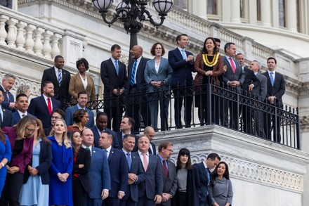 Representativeselect Pose Group Photo Outside Us Editorial Stock Photo ...