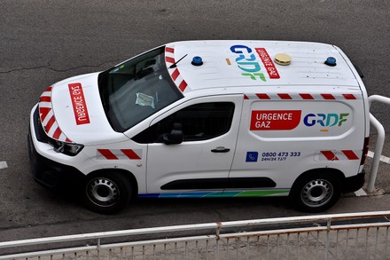 Gaz Distribution France Grdf Emergency Vehicle Editorial Stock Photo ...