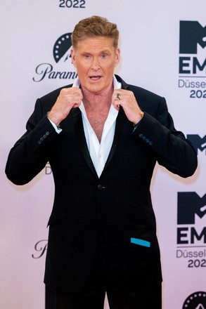 David Hasselhoff Attending 2022 Mtv Emas Editorial Stock Photo - Stock ...