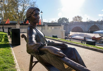 New Statue Writer Virginia Woolf On Editorial Stock Photo - Stock Image ...