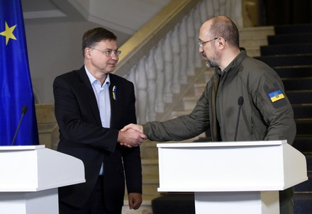 Prime Minister Ukraine Denys Shmyhal Attends Editorial Stock Photo ...