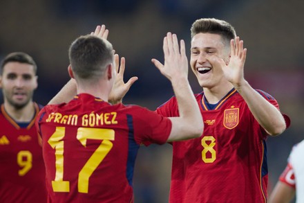 Benat Turrientes Spain Celebrates Goal During Editorial Stock Photo ...