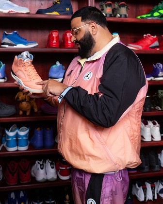 DJ Khaled is a sneakerhead & his sneaker collection at his Miami