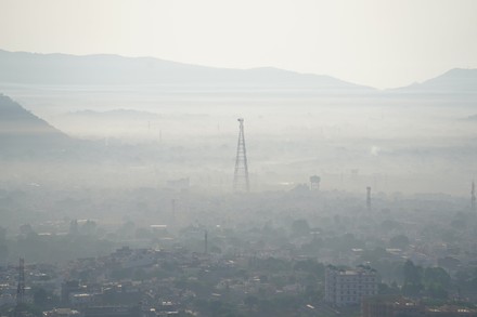 Thick Layer Smog Engulfs City Ajmer Editorial Stock Photo - Stock Image ...