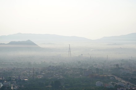 Thick Layer Smog Engulfs City Ajmer Editorial Stock Photo - Stock Image ...