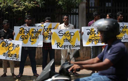 University Students Take Part Antigovernment Silent Editorial Stock ...