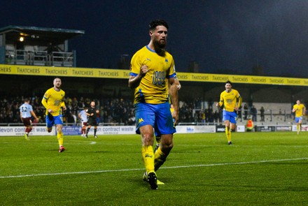 Goal Celebrations Aaron Jarvis Torquay United Editorial Stock Photo ...