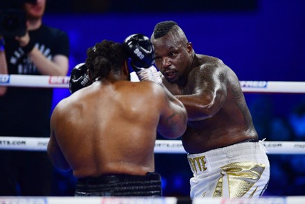 Dillian Whyte Throws Punch During Matchroom Editorial Stock Photo ...