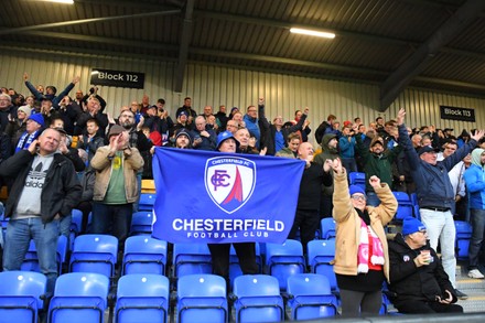 Chesterfield Fans Celebrates Goal Scores 10 Editorial Stock Photo ...