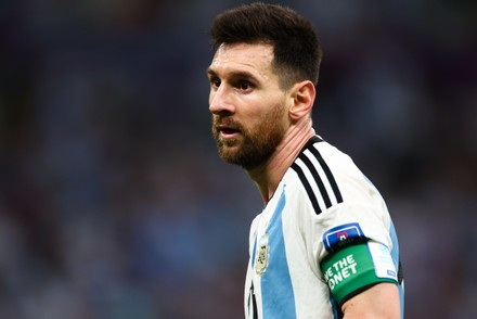 Lionel Messi Arg During World Cup Editorial Stock Photo - Stock Image ...