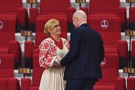 Former President Croatia Kolinda Grabar Kitarovic Editorial Stock Photo