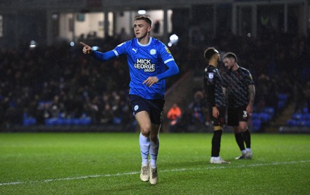 Jack Taylor Peterborough United Celebrates Scoring Editorial Stock ...