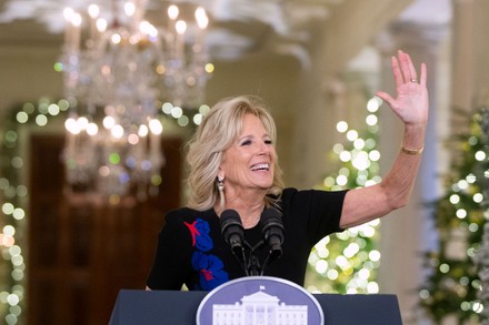 Us First Lady Jill Biden Delivers Editorial Stock Photo - Stock Image ...