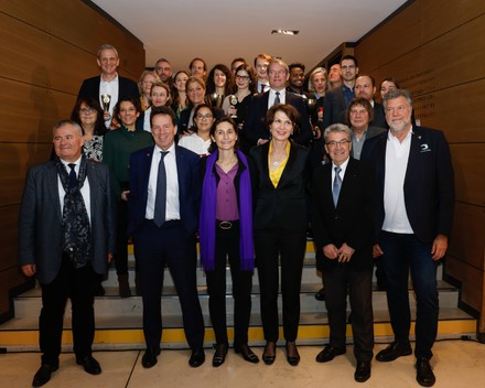 Group Photo Amelie Oudeacastera Minister Sports Editorial Stock Photo ...