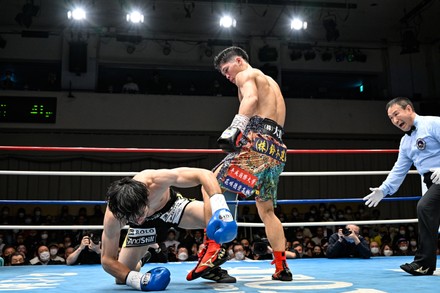 __COUNT__ Boxing : Shu Utsuki v Jirolian Riku, Tokyo, Japan - 17 Nov ...