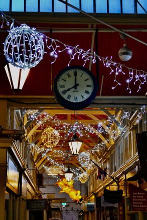 Historic Covered Market Christmas Time Editorial Stock Photo - Stock ...