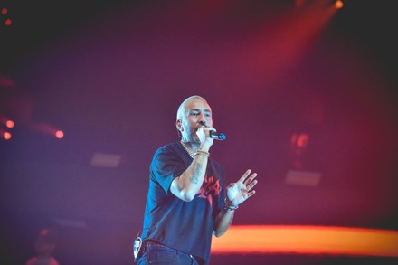 Italian Rapper Luche Performs Live Palapartenope Editorial Stock Photo ...