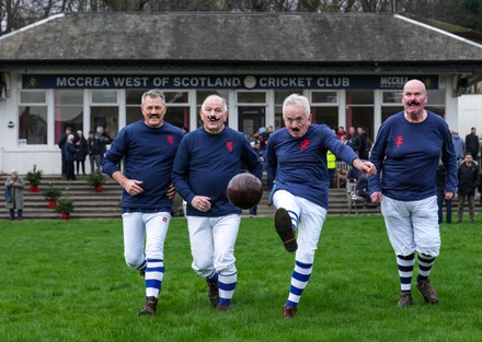 150th Anniversary First Ever International Football Match Stock Photos ...