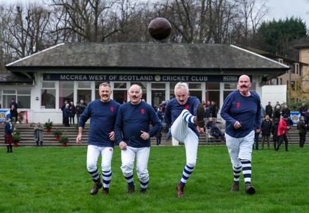 150th Anniversary First Ever International Football Match Stock Photos ...