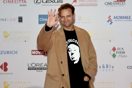 Alessandro Borghi Actor Attends Photocall During Editorial Stock Photo