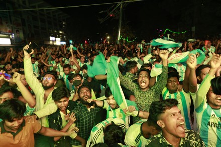 Football Fans React They Watch Qatar Editorial Stock Photo - Stock ...