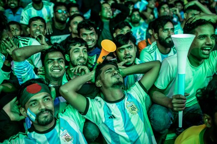 Football Fans React They Watch Qatar Editorial Stock Photo - Stock ...