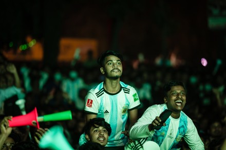 Football Fans React They Watch Qatar Editorial Stock Photo - Stock ...