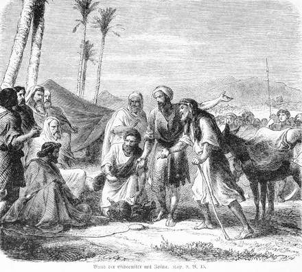 Covenant Gibeonites Joshua Peace Many People Editorial Stock Photo ...