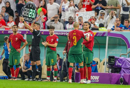 Substitution Cristiano Ronaldo 7 Portugal Comes Editorial Stock Photo ...